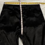 LIONESS NEW St Germain Pants Satin Black Floral High Rise Straight Leg Medium Photo 9