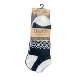 3 Pair Born Outdoor No Show‎ Wool Blend Socks Black Photo 1