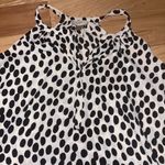 Loft Black and White Polka Dot Women's Top Photo 1