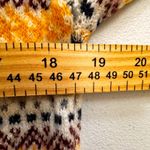 Women's Fair Isle Mock Neck Long Sleeve Sweater Cozy Geometric Pattern M Size undefined Photo 3