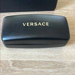 Versace EMPTY Black Sunglass Protective Case AND EMPTY box Photo 2
