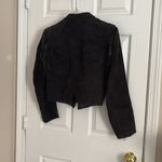 PIONEER WEAR Vintage Genuine Leather Fringe Jacket Size Medium Black Photo 9