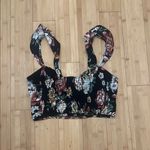 Wild Fable  Black Bustier Crop Tank Top Photo 1