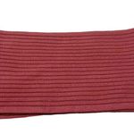 ALLSAINTS NWT Ribbed Knit Wool Blend Scarf Sienna Red 86x10 Cozy Texture Photo 1