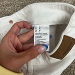 American Eagle White Ripped Jean Shorts 00 Photo 3