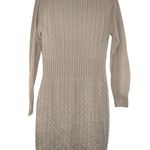 Venus ✨ Cable Knit Sweater Sz Medium Cream Dress✨ Photo 8