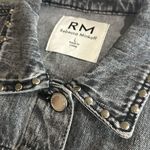 Rebecca Minkoff NWOT  Gray Studded Denim Jacket Size L Photo 4
