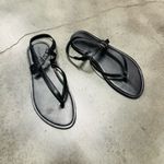 Pilcro  Black Minimalist Sandals 9.5/40 Photo 3