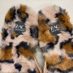 Zac Posen  Shoe Winfield Faux Fur Shearling Mule Dune Nappa Leather Flat 8 NIB Photo 2