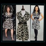 Nanette Lepore  Lucky Leopard Silk Dress Photo 7