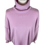 VICI  Pink/Purple Oversized Turtleneck Sweater Size Small Photo 1
