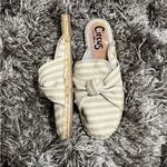 Circus by Sam Edelman  Women's Luciana Espadrilles slides tan Stripe 8.5 LN Photo 2