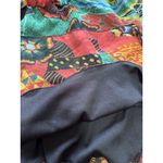 Poetry Tank Top Size Large Colorful Lightweight Flowing Artsy Polyester Lined Photo 8