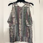 Daytrip  Floral Long Sleeve Tee - Purple and Brown Photo 4