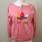 Adidas  Vintage Embroidered Pullover Hoodie | Size Small Photo 0