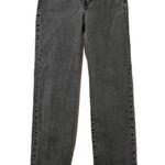 Madewell The Perfect Vintage Straight Jeans Lunar Wash Raw Hem Women’s Size 24 Photo 0