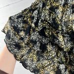 Free People  Tiered Ruffle Dark Floral Tank Top Size M Photo 6