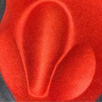 Pretty fall burnt orange felt fedora! Unisex Orange Photo 10