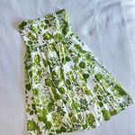 Reformation buttercup Rialto green floral strapless midi dress Photo 1