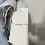 Abercrombie & Fitch The 90’s Straight Ultra High Rise Criss Cross Jeans SZ35/20L Photo 9