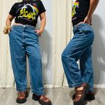 Cherokee  Boho Women's High Waist Mom Jeans Wide Leg Cropped Tapered Sz 16 32x23 Photo 1