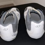 Womens white giro clip in cycling shoes Size 9 Photo 1