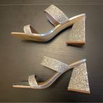 Abound NWOT  Slip-on Sandals - Women 9.5 - Silver Metallic Photo 0