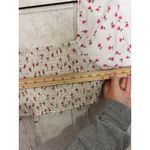 Princess Polly  Floral Crop Top Puff Sleeve Drawstring White Pink‎ Size 8 Photo 3