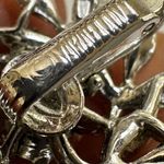 Sarah Coventry smoky crystal flower rhinestone clip on earrings Photo 7