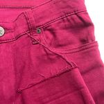 Kut Pants Women’s Donna Size 8 Pink High Rise Ankle Skinny Raw Hem‎ Photo 1