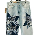 Ralph Lauren NEW Polo  The Avery Boyfriend Kipton Wash Patchwork Star Print Jean Photo 5