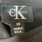 Calvin Klein Vintage  classic A line midi skirt in black size 14. Photo 1