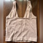 Free People  Ribbed Tan Bralette Photo 1