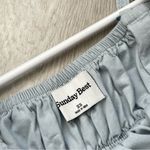 Sunday Best Dress milkmaid tiered mini martine poplin womens Blue (xsmall) girly Size XS Photo 1