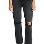Pistola NWT Keaton Button Fly High-Waisted Slim Straight Jeans Women's Black 24 Photo 0