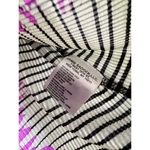 Jamie Sadock Women's Top Golf Tennis Ribbed Green Yellow Purple XL Quarter Zip Photo 2