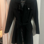 EXPRESS Elegant Women's Black Trench Coat Photo 0