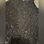 LC Lauren Conrad Sparkly Sequin Black Tank Top Photo 1