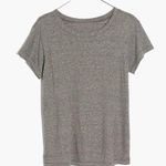 Madewell  Ex Boyfriend Triblend Tee Shirt Short Sleeve Relaxed Fit Grey 3X NWT Photo 0