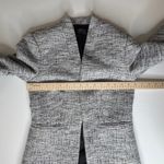 J.Crew ‎ 365 Going Out Blazer Size 00 Tweed Open Front Career Office Minimalist Photo 9