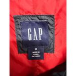 Gap  Black Women Insulted Puffer Vest Size Medium Square Stitch Equestrian Winter Photo 4