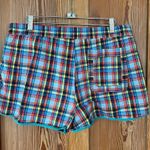 Urban Outfitters  UO Bryce Colorful Plaid 100% Cotton Pull-On Shorts - Sz L Photo 6