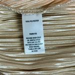 Andrew Marc Marc New York Long Sleeve m Top Sz Large Gold Metallic Blouse  Photo 3