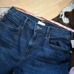 MOTHER Lil Kick It High Waist Straight Leg Jeans In I put A Spell On You Size 29 Blue Photo 9