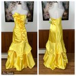Gunne Sax Stunning NEW Vintage Y2K  Yellow Satin Prom Gown! Photo 1