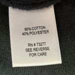 Elle Women's Black Denim Zip Up Cropped Rider Moto Jean Coat Jacket Size S Photo 3