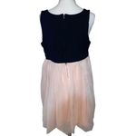 Torrid Tule Skirt Skater Dress Colorblock Sleeveless Pink and Black size 14 Photo 4