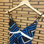 Nike  Blue Swimsuit Top‎ Size 14 Photo 3