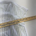 J.Crew  Top Womens Large White River Stripe Seacoast‎ Tie Front Button Up Shirt Photo 7