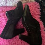 Aerosoles Heelrest Starring Role Black Faux Suede Ankle Booties GUC Photo 9
